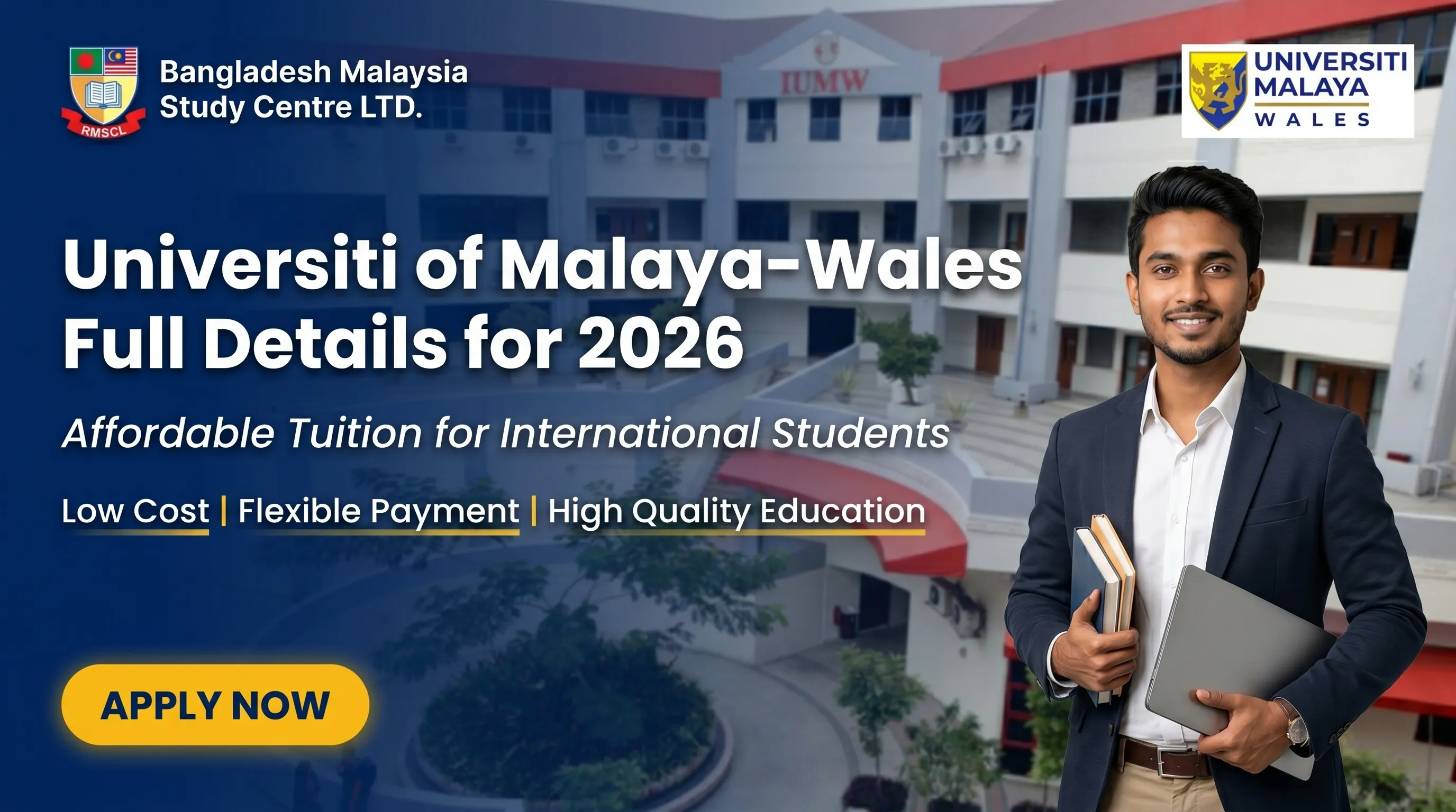 Study in Malaysia 2026: Universiti Malaya-Wales Fees Guide